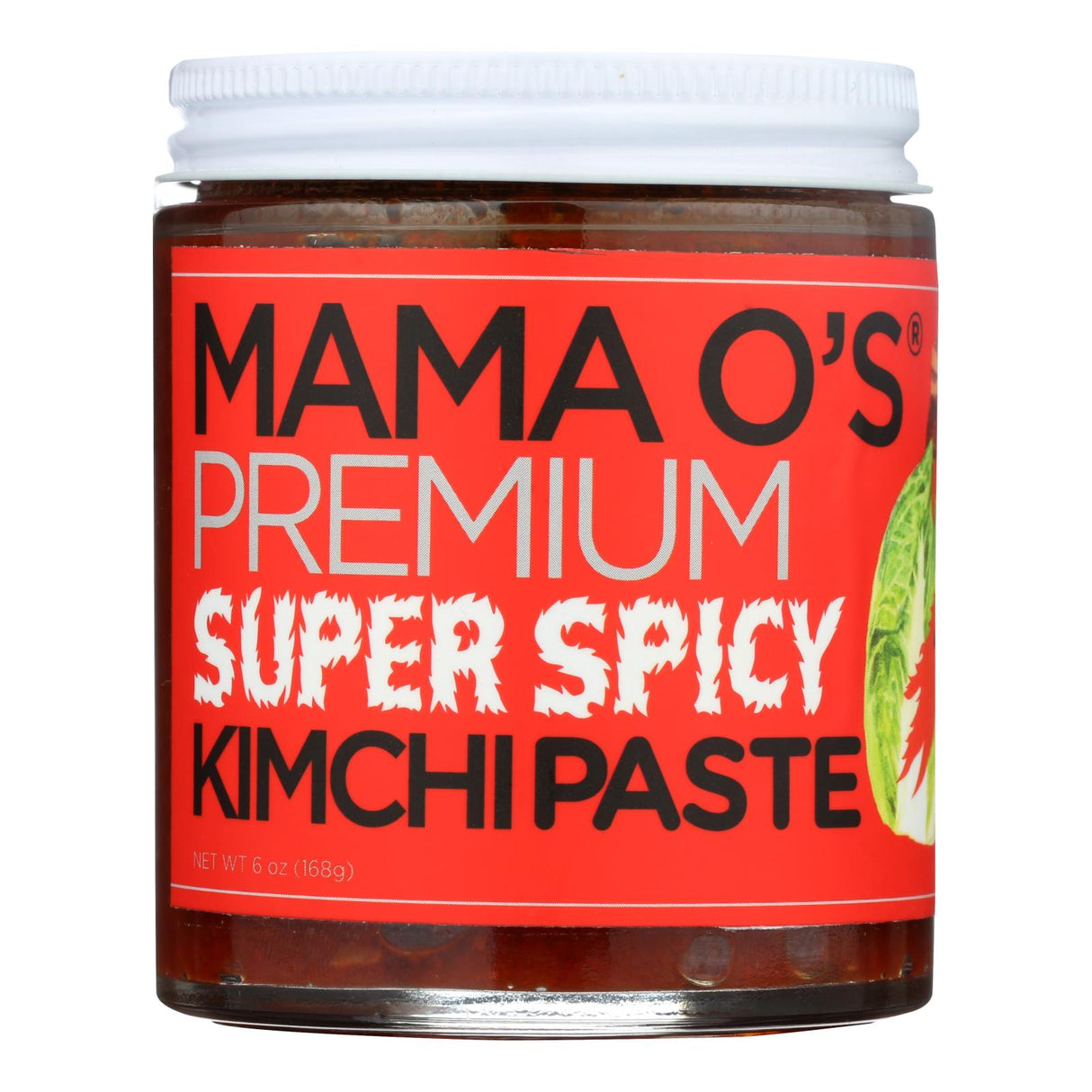 Mama O's Premium Kimchi Paste, Spicy Vegan - 6 oz. (Case of 6) - Cozy Farm