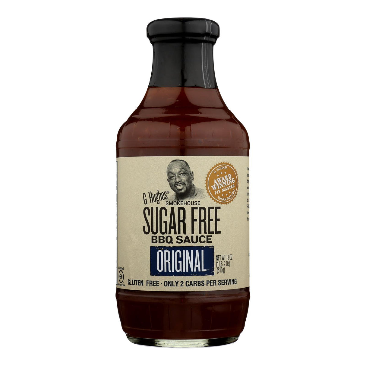 G Hughes Original No Sugar Added BBQ Sauce - 18 Oz Bottles (Pack of 6) - Cozy Farm