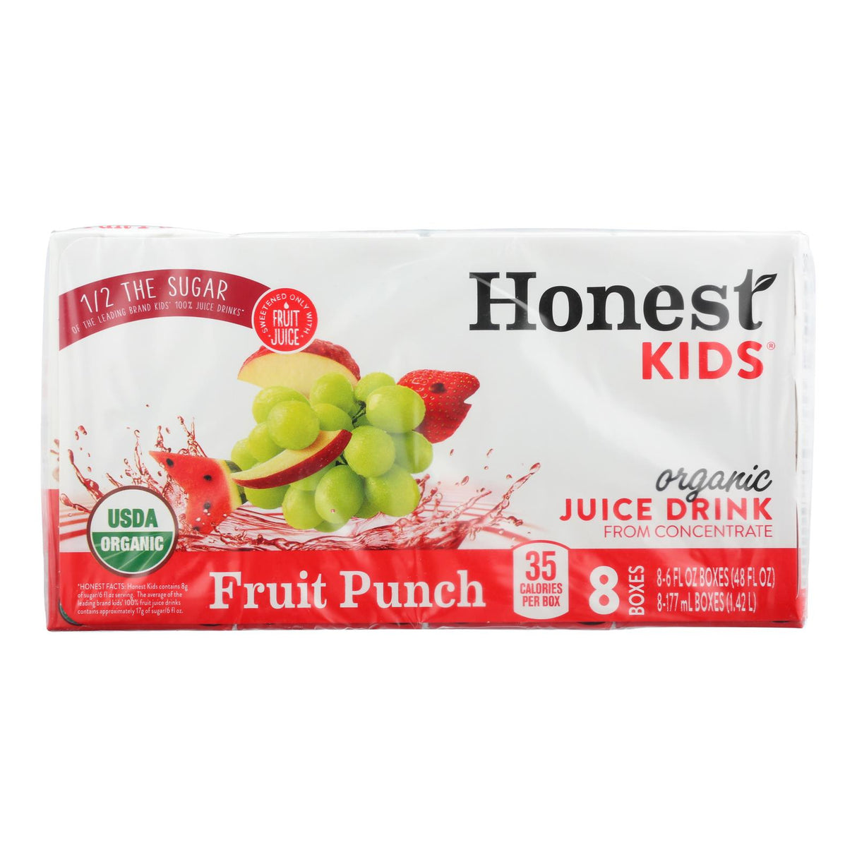 Honest Kids Fruit Punch Juice Drink, 48 Fl Oz (Case of 5) - Cozy Farm