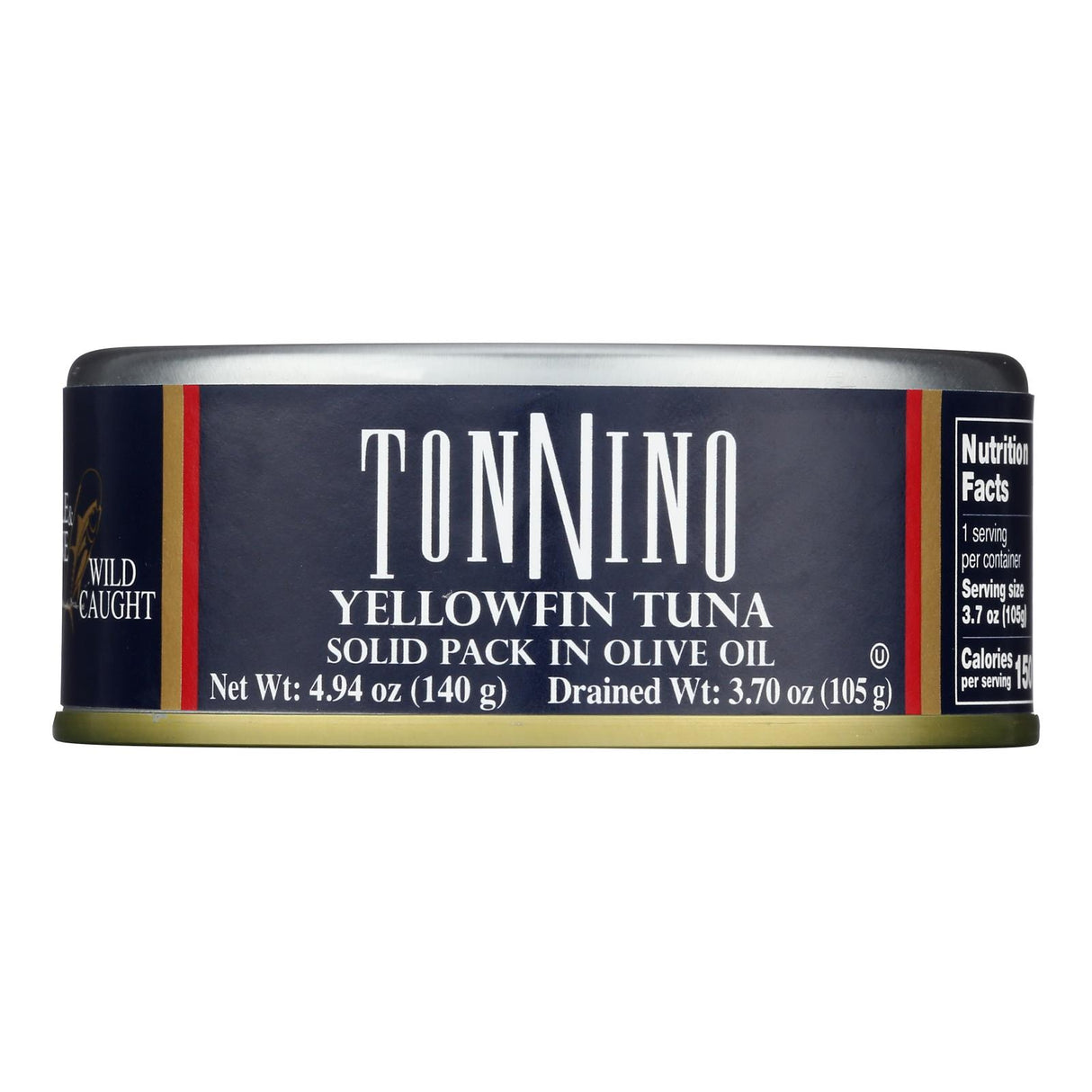 Tonnino Italian Style Tuna, Light in Olive Oil, 4.94 Oz Can (Pack of 12) - Cozy Farm