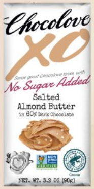Chocolove - Bar Xo Salt Almond Butter Dark Chocolate (Pack of 10 3.2 Oz) - Cozy Farm