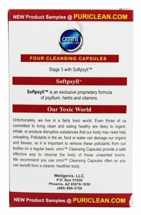 Omni Cleansing Pills: Deep Cleanse in 1 Dose (4 Capsules, Made in USA) - Cozy Farm