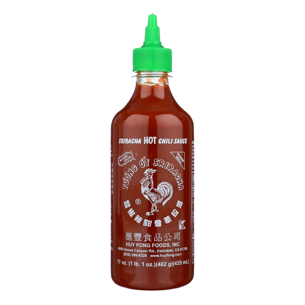 Huy Fong Sriracha Hot Sauce Case - 12 x 17oz Bottles - Cozy Farm