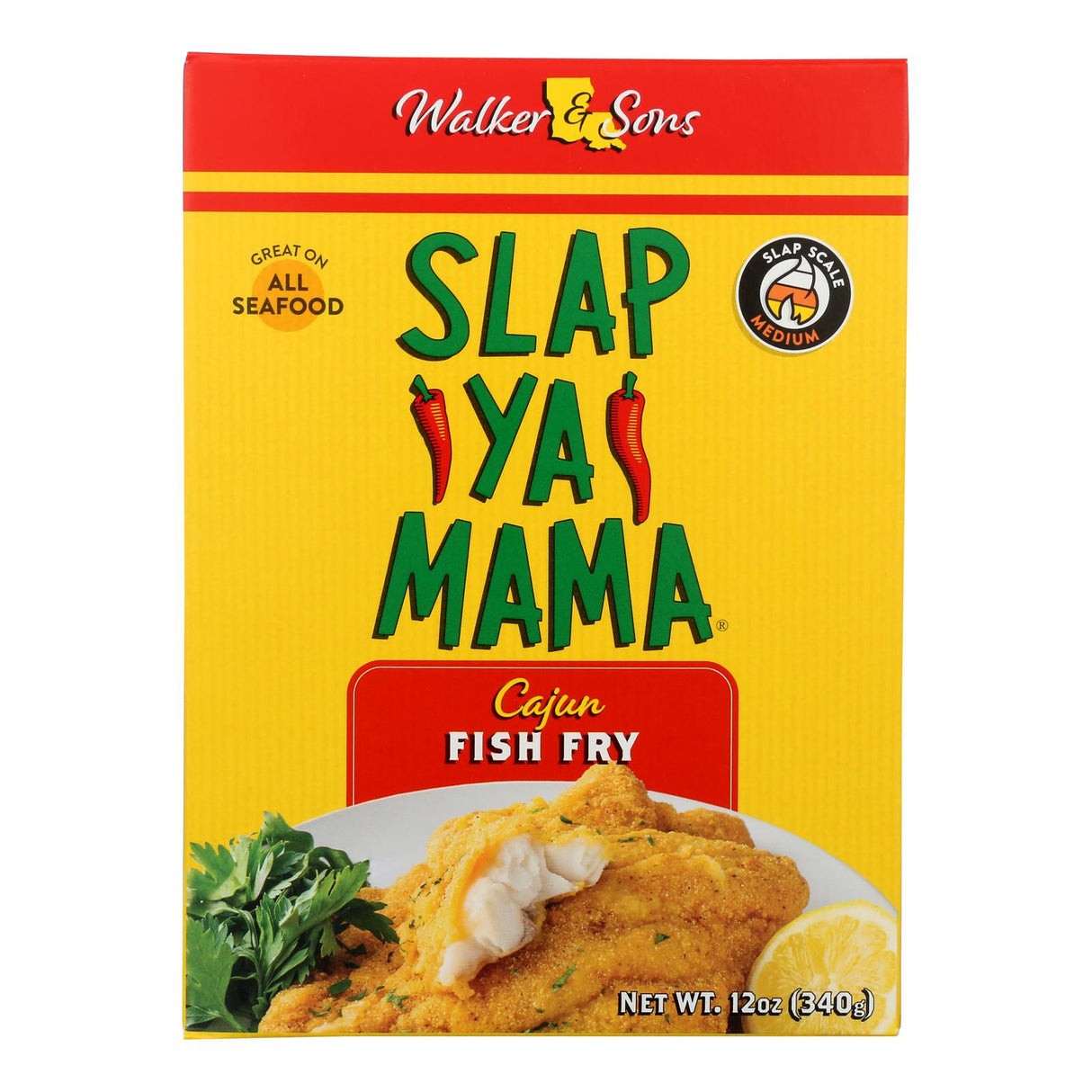 Slap Ya Mama - Mix Cajun Fish Fry - Case Of 12-12 Oz - Cozy Farm