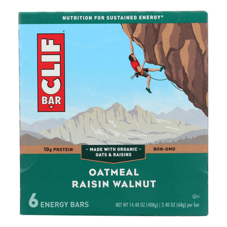 Clif Bar Oatmeal Raisin Walnut Energy Bars  - Case Of 6 - 6/2.4 Oz - Cozy Farm 