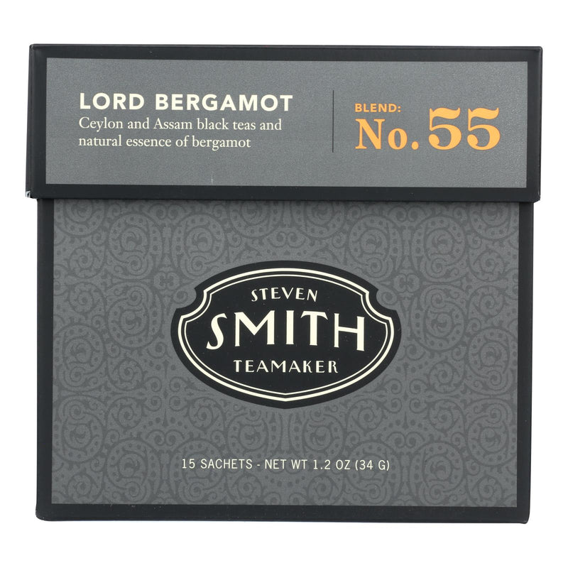 Smith Teamaker Black Tea - Lord Bergamot - Case Of 6 - 15 Bags - Cozy Farm 