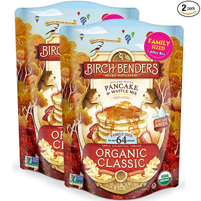 Birch Benders - Pack of 6 (40 Oz) Classic Pancake & Waffle Mix - Cozy Farm