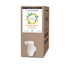 Attitude Lemon Leaves Hand Soap, 67.6 Fl Oz - Cozy Farm