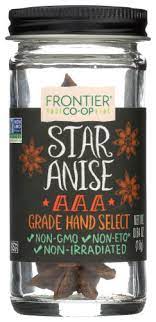 Frontier Natural Products Coop Star Anise Hand Select - 0.46 Oz - Cozy Farm