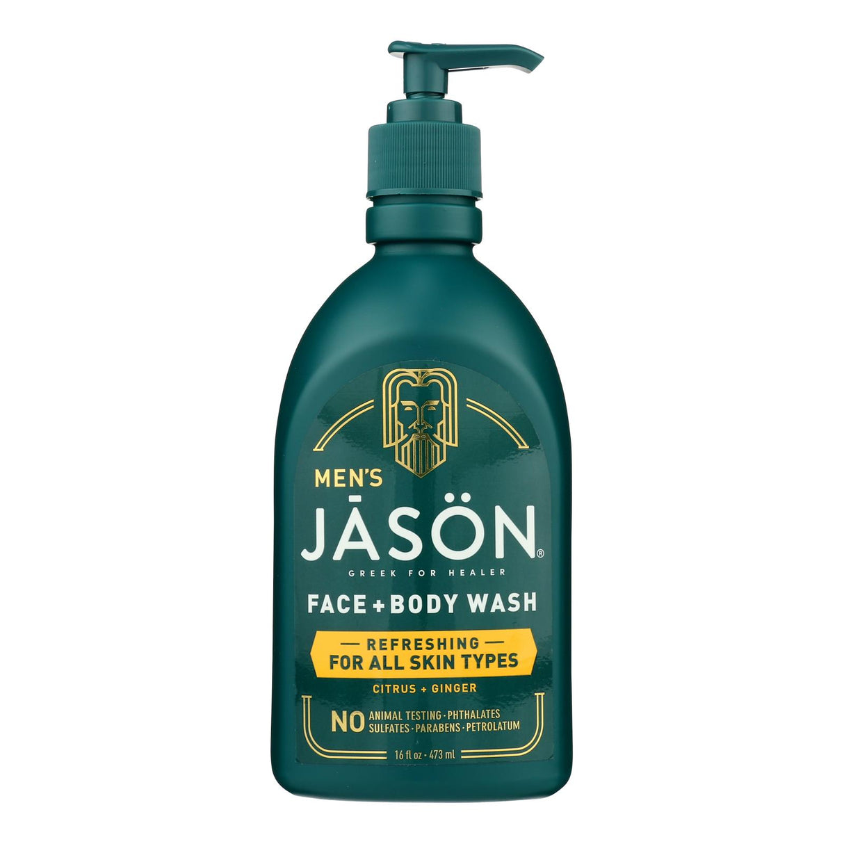 Jason Natural Products - Face/bdy Wsh Mens Refresh - 1 Each-16 Fz - Cozy Farm