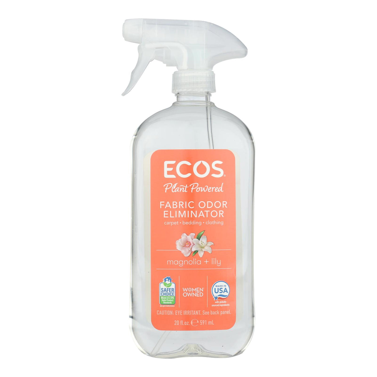 Ecos - Odor Eliminator - Magnolia And Lily - Case Of 6 - 20 Fl Oz. - Cozy Farm