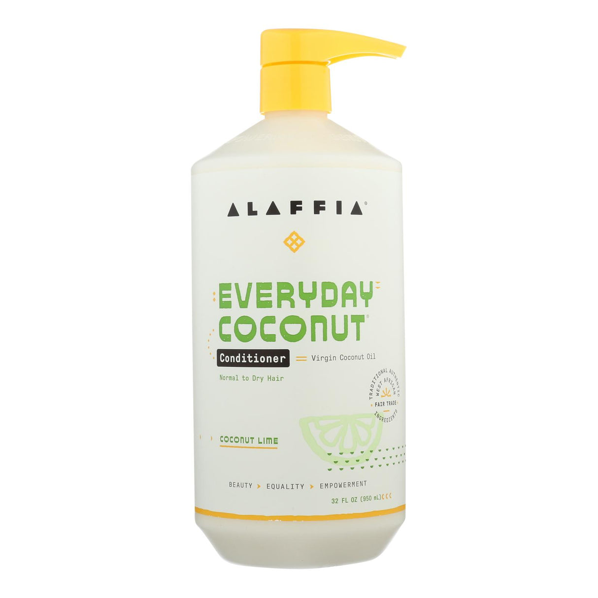 Alaffia Coconut Lime Ultra Hydrating Conditioner - 1 Each - 32 Fz - Cozy Farm
