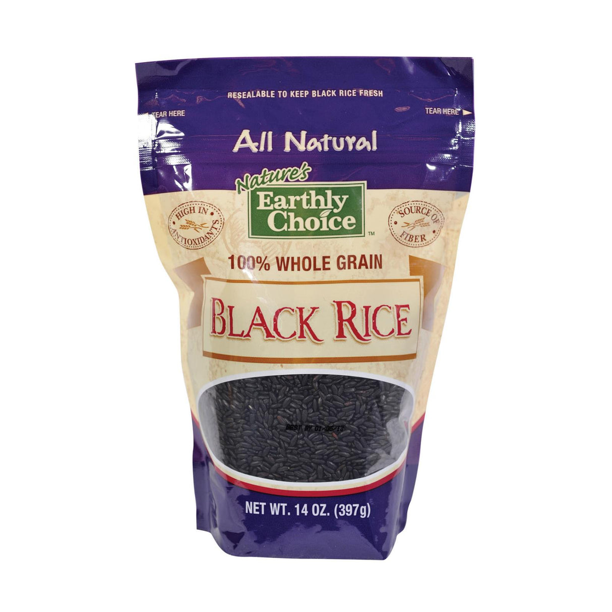 Nature's Earthly Choice Premium Black Rice, 14 Oz. (Case of 6) - Cozy Farm