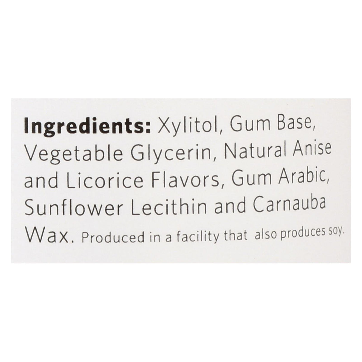 Xylichew Black Licorice Sugar-Free Gum - 60 Piece Jar - 1 Case - Cozy Farm