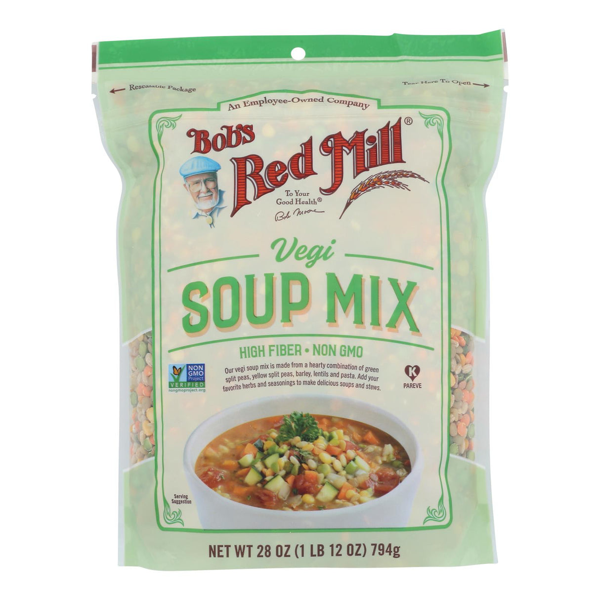 Bob's Red Mill - Soup Mix Vegi - Case Of 4-28 Oz - Cozy Farm