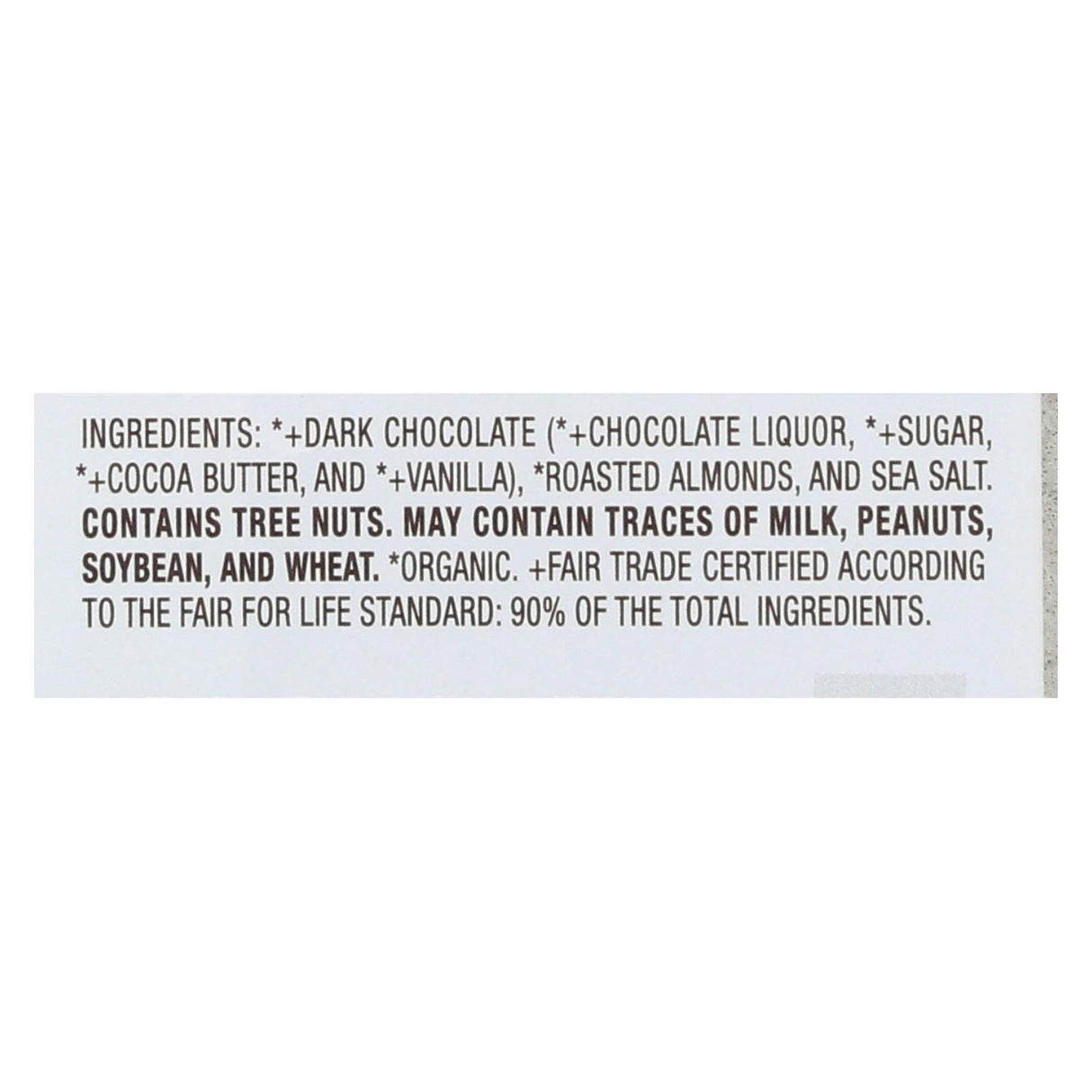 Lake Champlain Chocolates Dark Chocolate Bar with Almonds & Sea Salt - 3 Oz. (Case of 12) - Cozy Farm