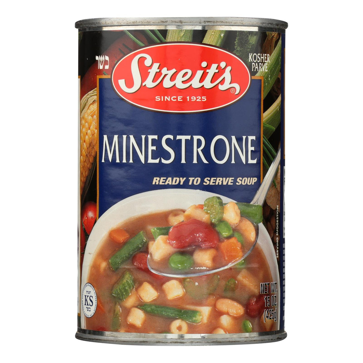 Streit's Minestrone Soup - Case Of 12 - 15 Oz - Cozy Farm