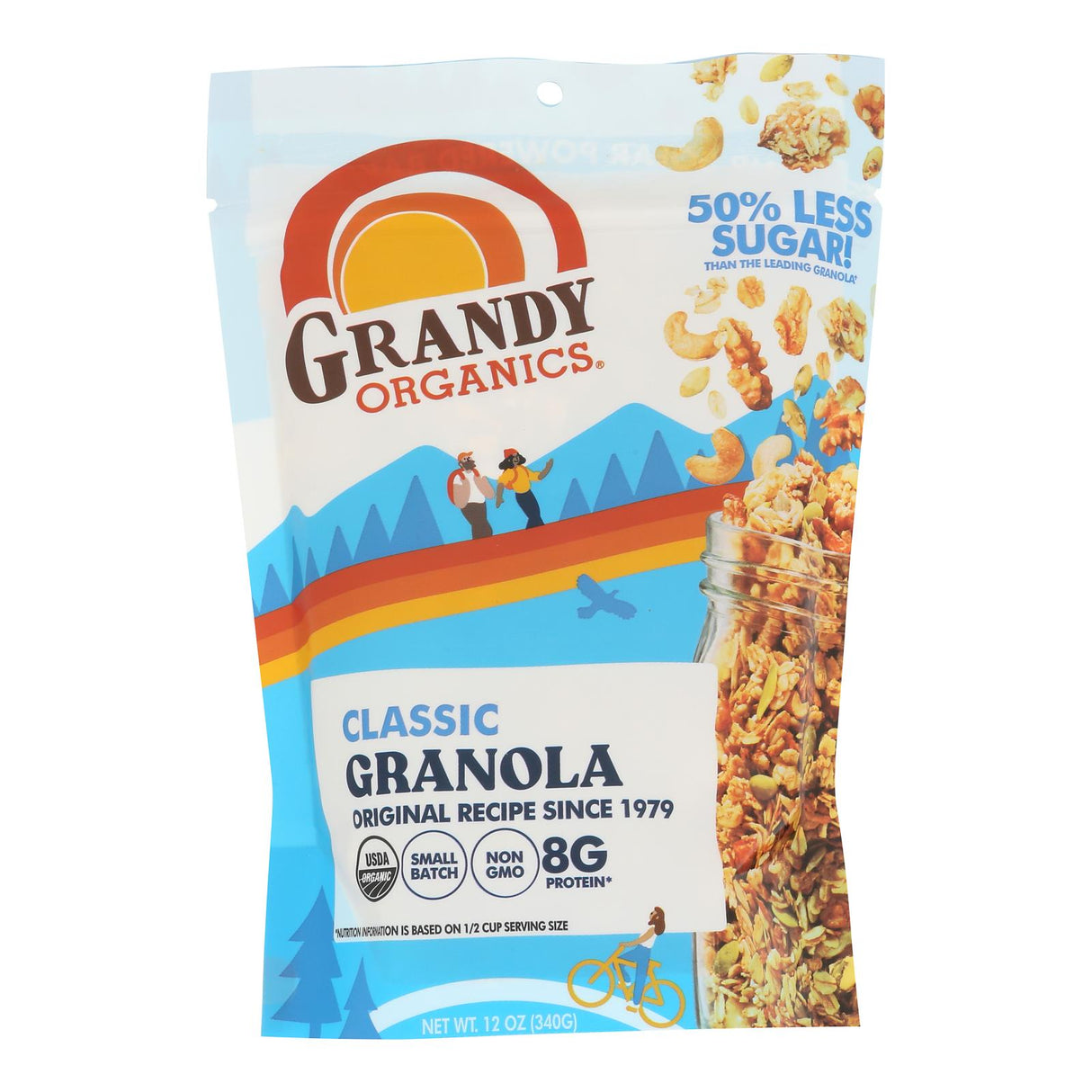Grandy Oats Granola - Classic - Case Of 6 - 12 Oz. - Cozy Farm
