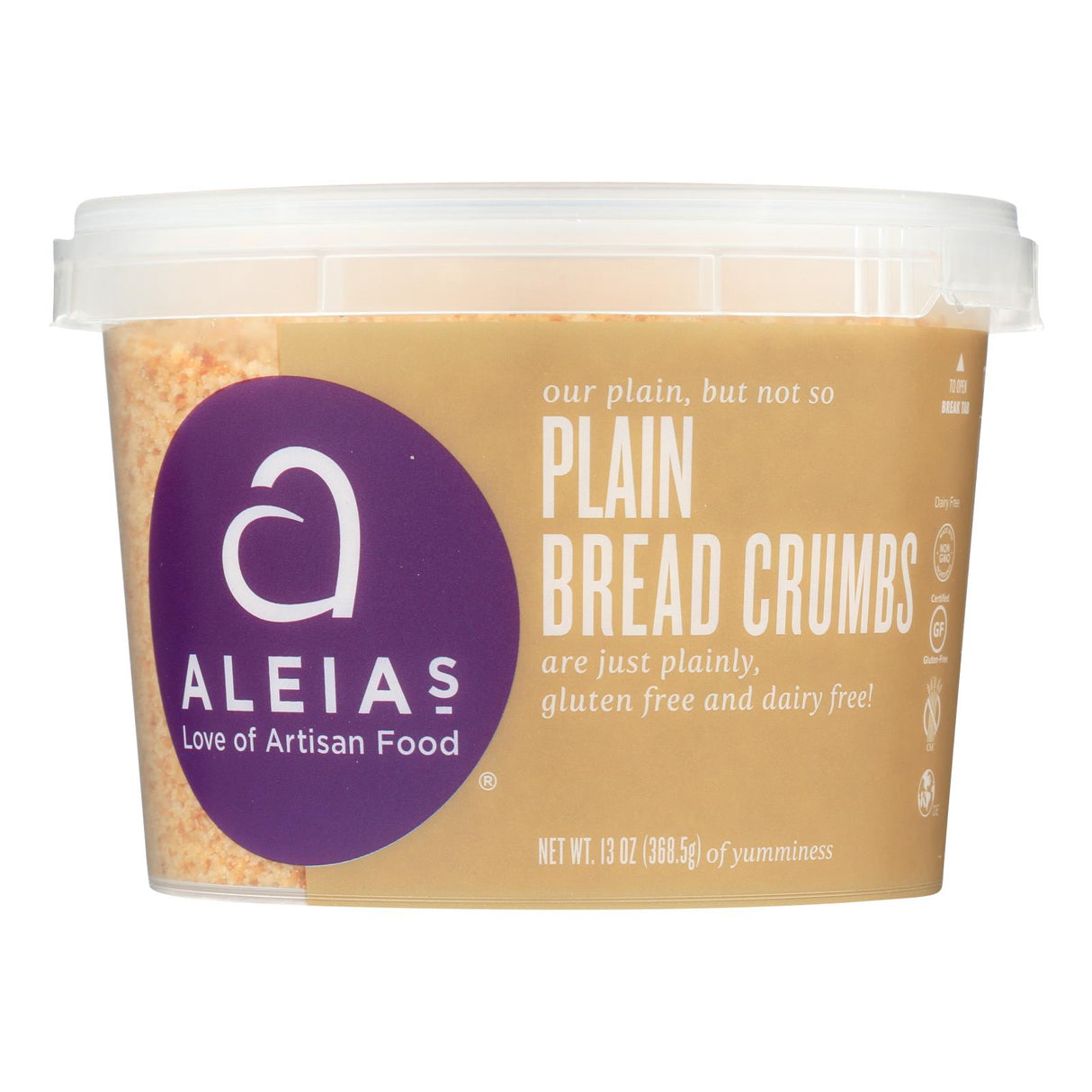 Aleia's - Gluten Free Bread Crumbs - Case Of 12 - 13 Oz. - Cozy Farm