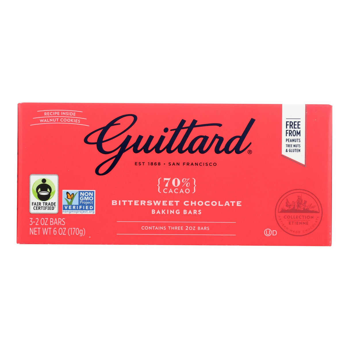 Guittard Chocolate Variety Mix - Unsweetened Bittersweet And Semisweet - Case Of 12 - 2 Oz. - Cozy Farm