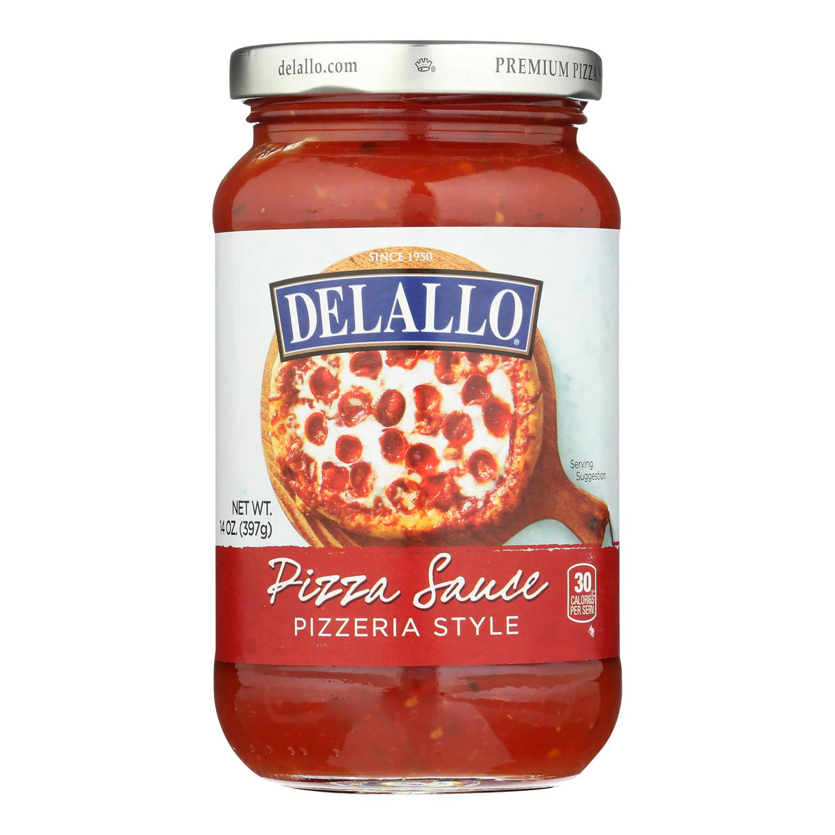 Delallo Fancy Pizza Sauce - Case Of 12 - 14 Fz - Cozy Farm