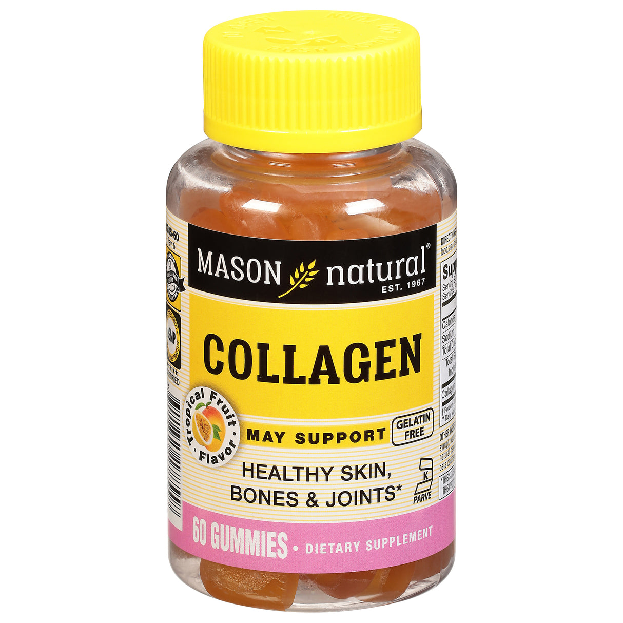 Mason Naturals Collagen Gummy: 60 Gummies for Radiant Skin - Cozy Farm