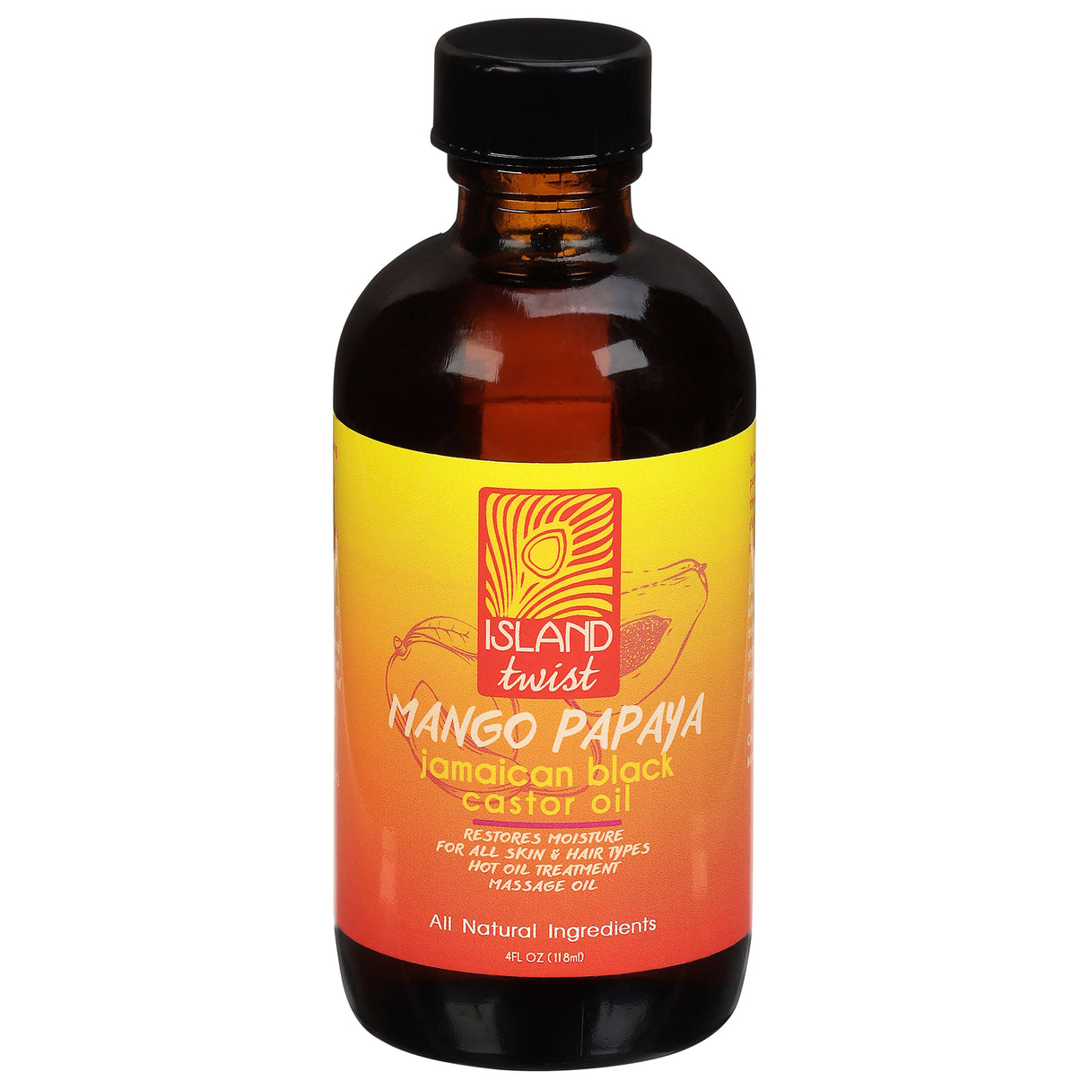 JMCN Island Twist Black Castor Oil Masking Paper - Adds Shine, Controls Frizz, and Promotes Hair Growth - 4 Fl Oz (Pack of 1) - Cozy Farm