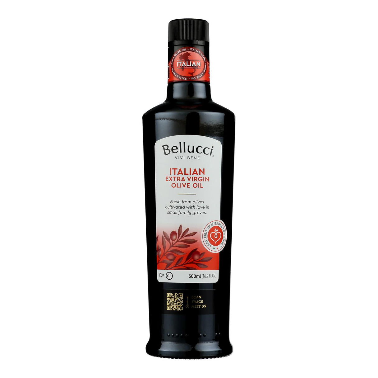 Bellucci Premium Olive Oil - Extra Virgin - Case Of 6 - 500 Ml - Cozy Farm