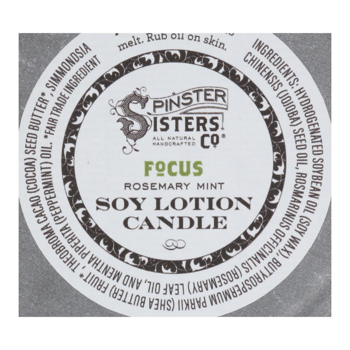 Spinster Sisters Co. Body Lotion Candle Case of 4 - 6.2 oz - Cozy Farm