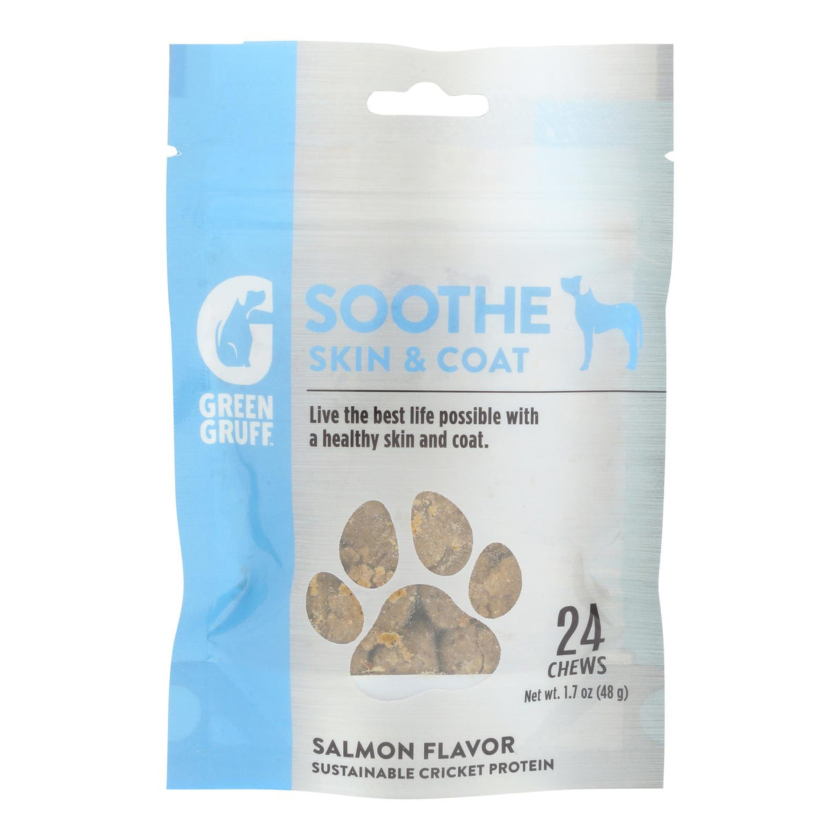 Green Gruff Dog Supplement: Soothing Skin & Coat Relief - Pack of 6 x 24 Tablets - Cozy Farm