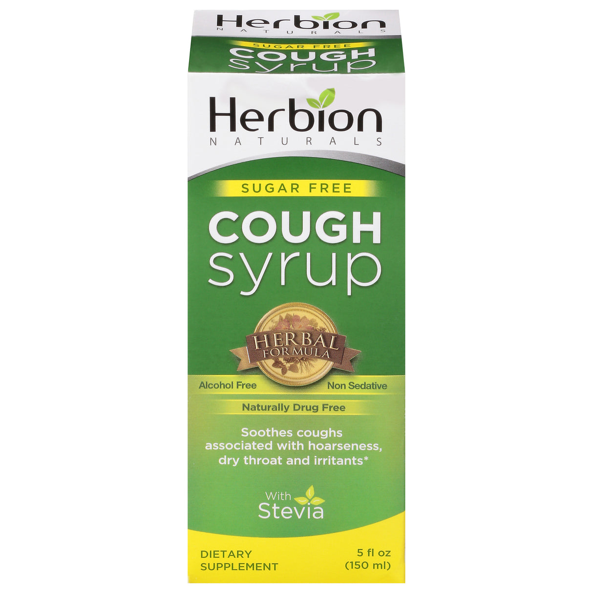 Herbion Naturals Sugar-Free Throat Syrup - 5 Oz - Cozy Farm