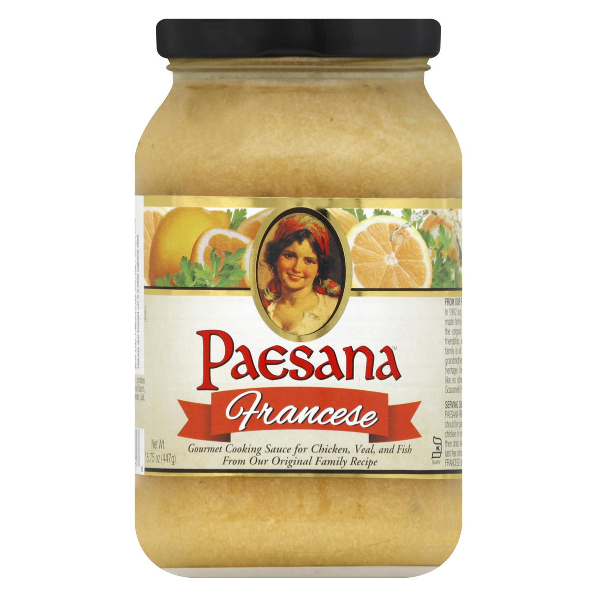 Paesana Francese Cooking Sauce, 15.75 Oz. Case of 6 - Cozy Farm