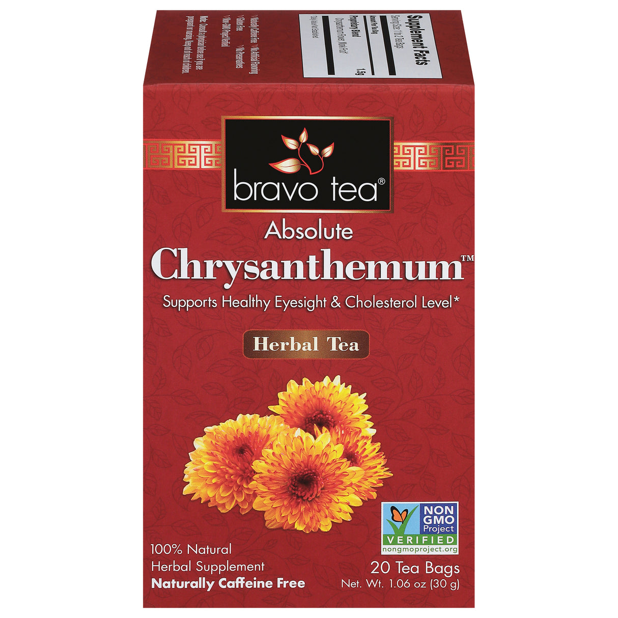 Bravo Teas Absolute Chrysanthemum Tea, 20 Count Bags - Cozy Farm
