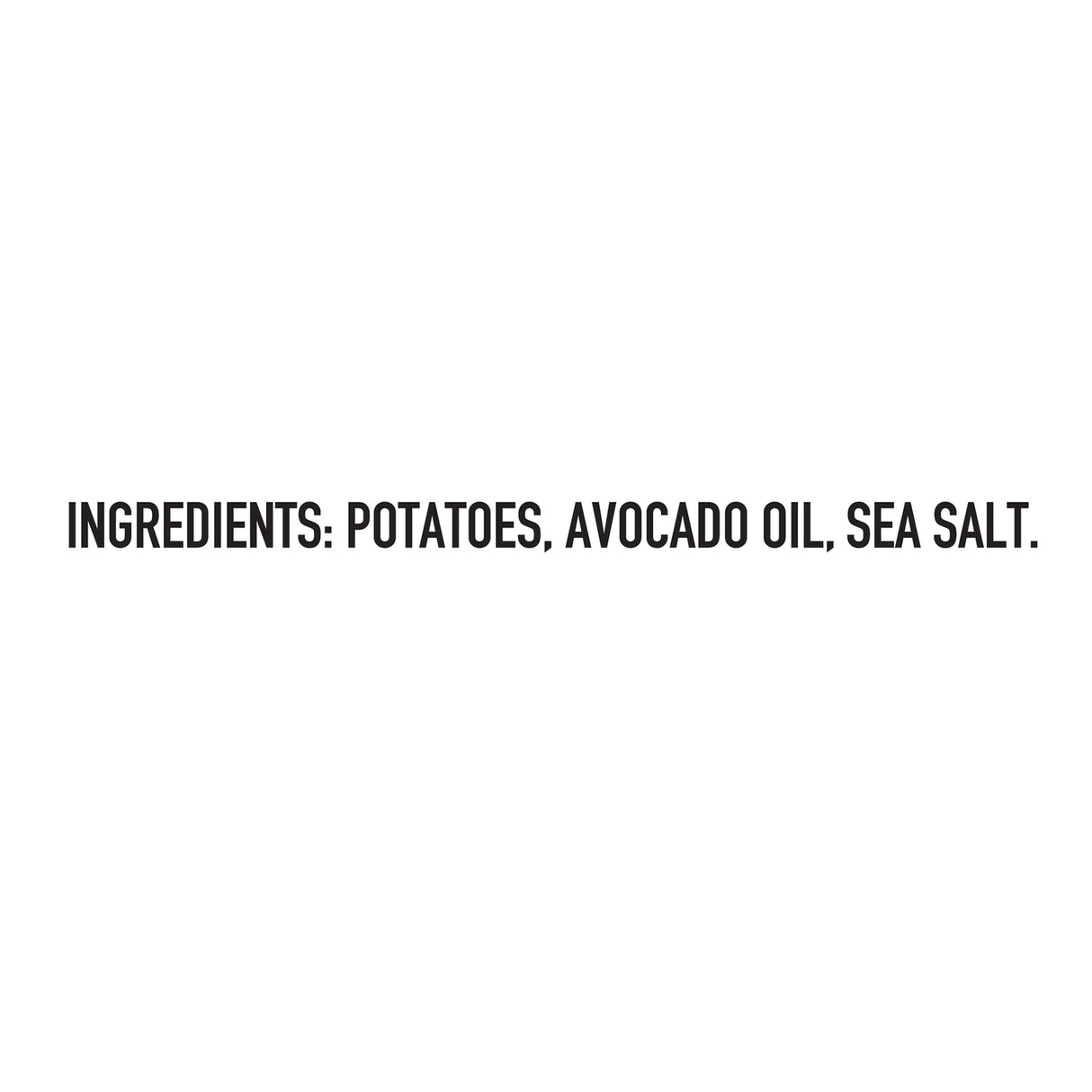 Boulder Canyon Natural Avocado Oil Classic Sea Salt Potato Chips - Case of 8 - 6 - 1.25 oz - Cozy Farm