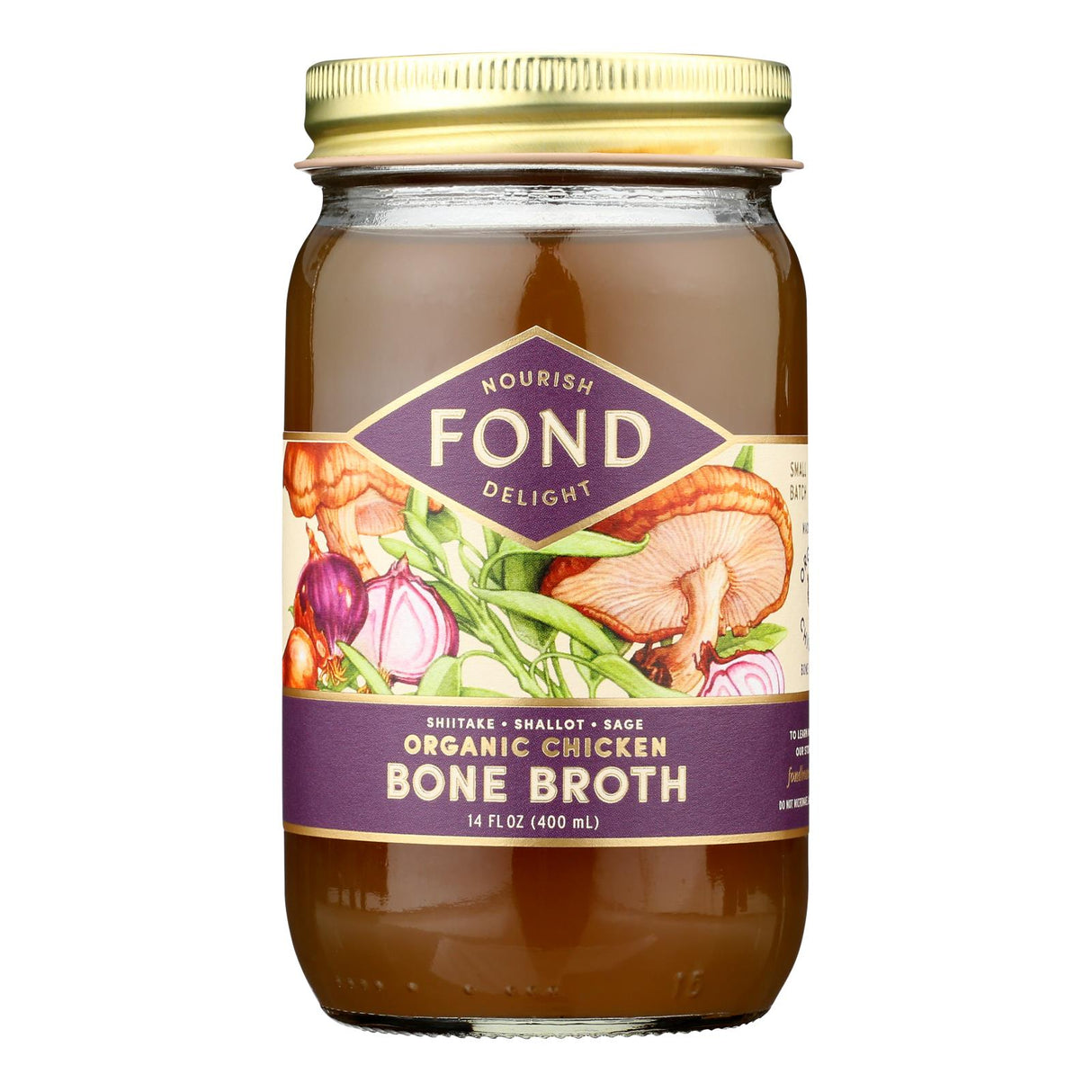 Fond Bone Broth - Bone Broth Youth Tonic Shot - Case Of 4 - 14 Fluid Ounces - Cozy Farm