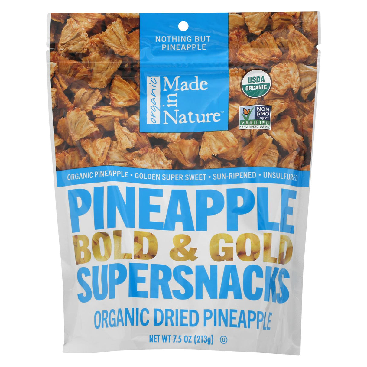 Made In Nature Organic Pineapple Dried - Cozy Farm