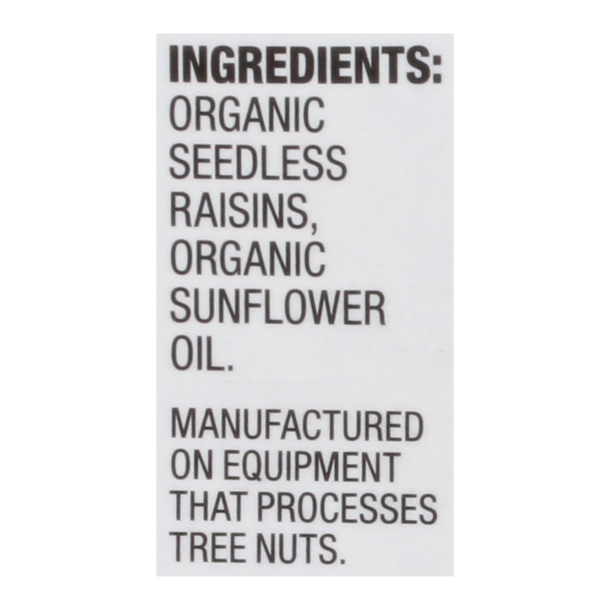 Made In Nature Seedless Raisins, 6 Pack - Case of 12 (1 Oz Each) - Cozy Farm