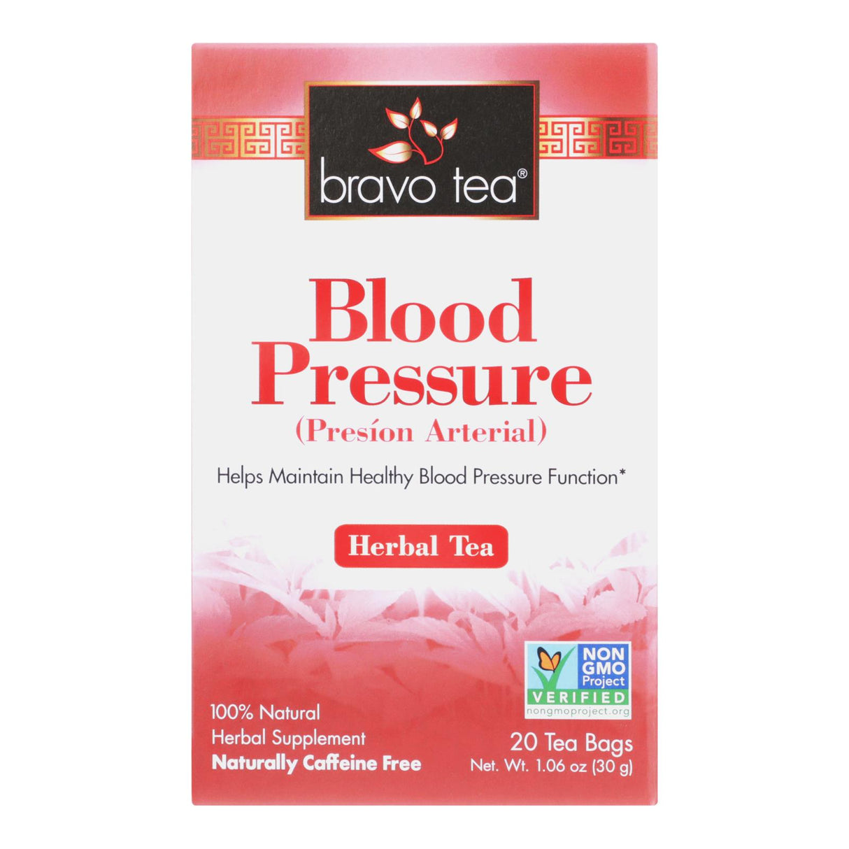 Bravo Teas & Herbs Blood Pressure Tea - 20 Tea Bags - Cozy Farm