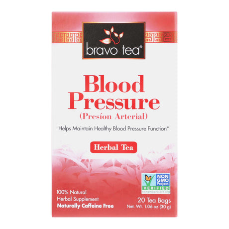 Bravo Teas & Herbs Blood Pressure Tea - 20 Tea Bags - Cozy Farm 
