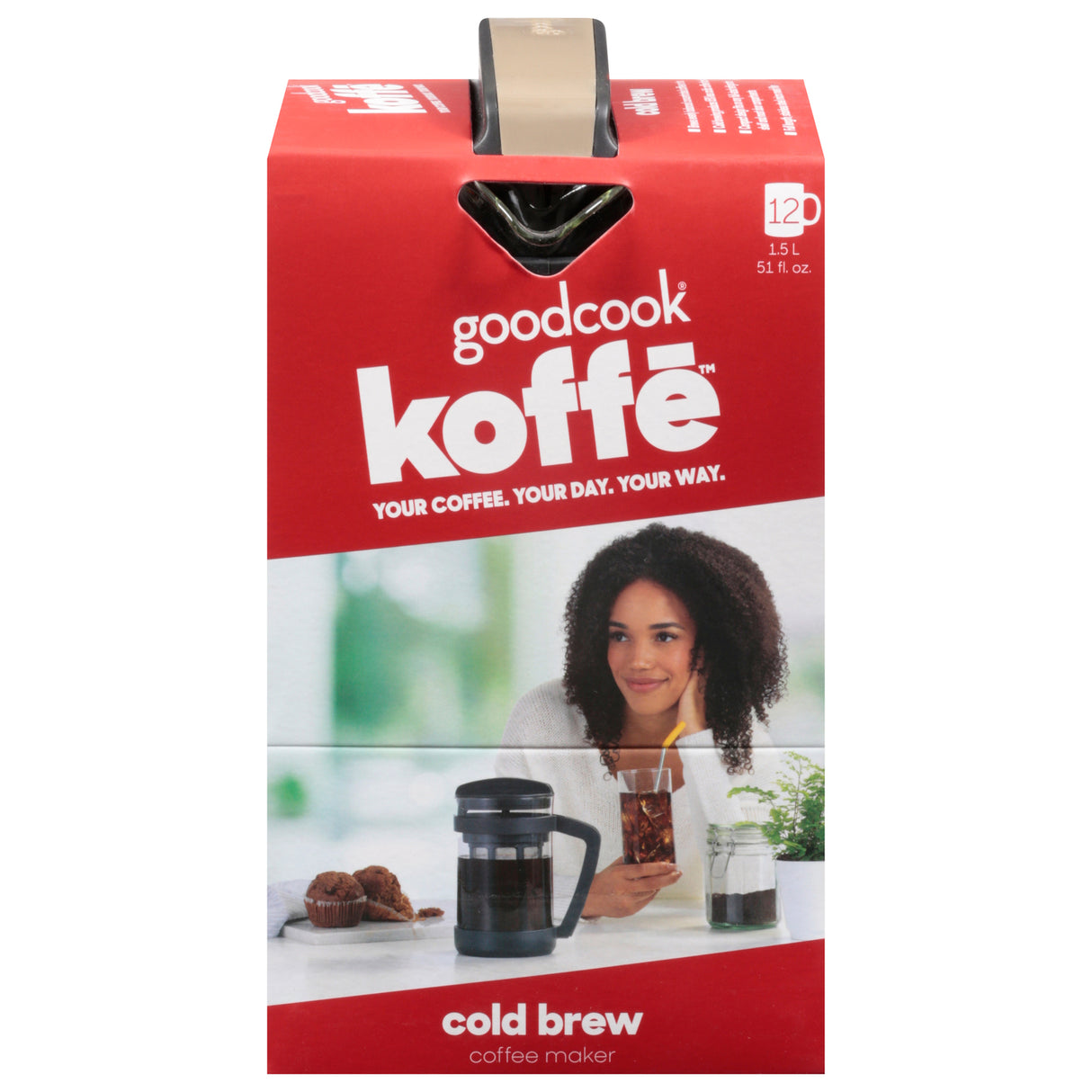 Goodcook Cold Brew Coffee Maker, Case of 2 - Cozy Farm