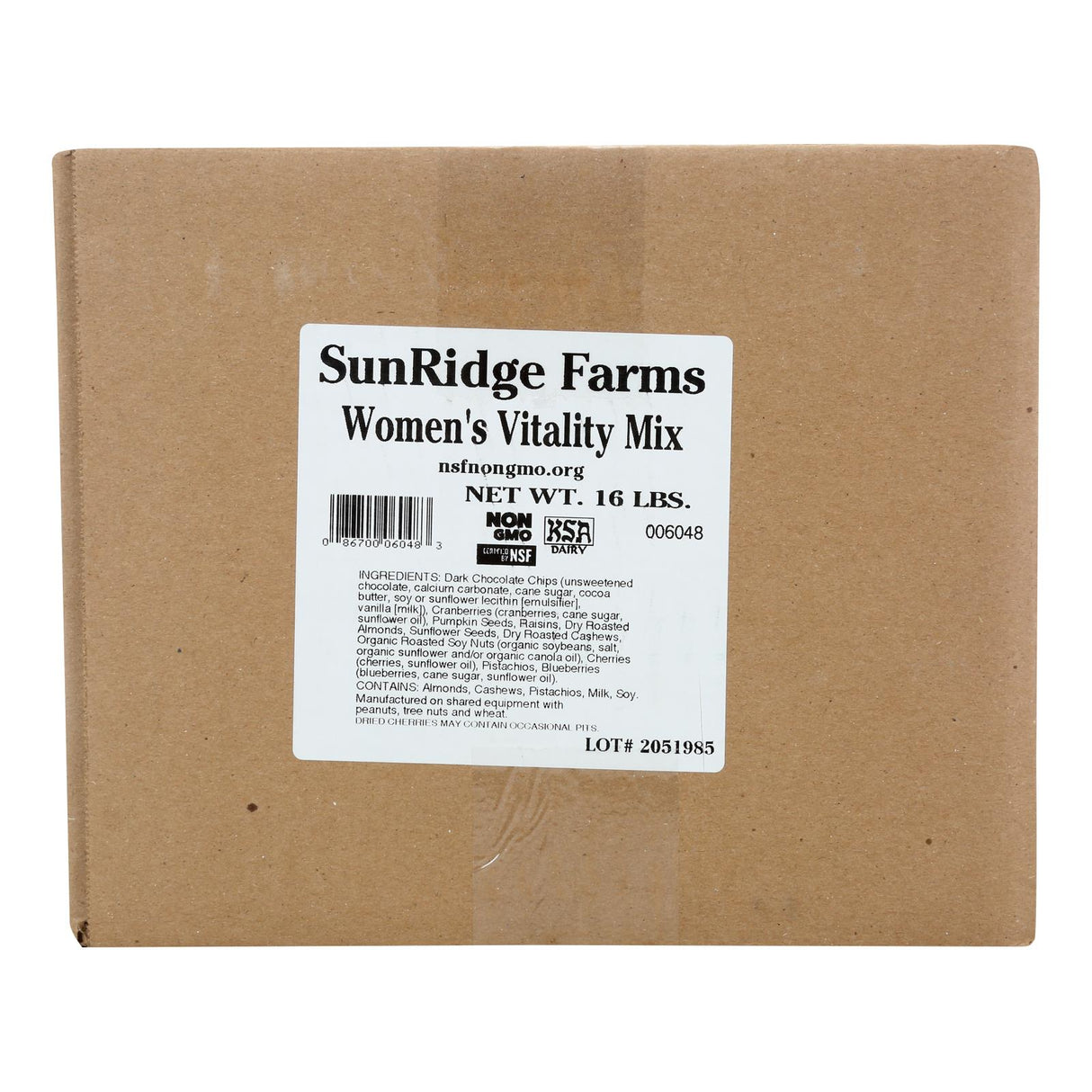 Sunridge Farms Women's Vitality Mix - 16 lbs. - Cozy Farm