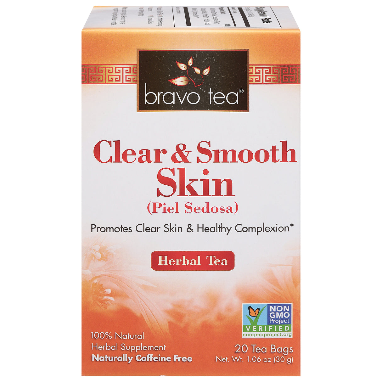 Bravo Teas and Herbs Clear & Smooth Skin Tea - 20 Tea Bags - Cozy Farm