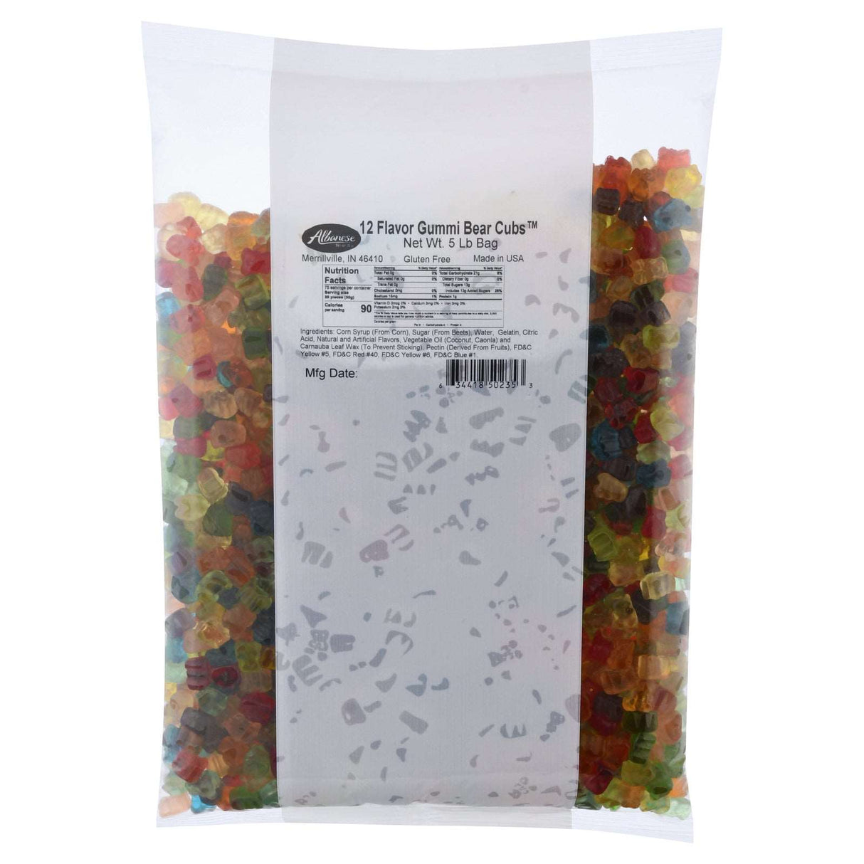 Albanese Gummi Bear Cubs, 12-Flavor Variety, 5-Pound Bulk - Cozy Farm