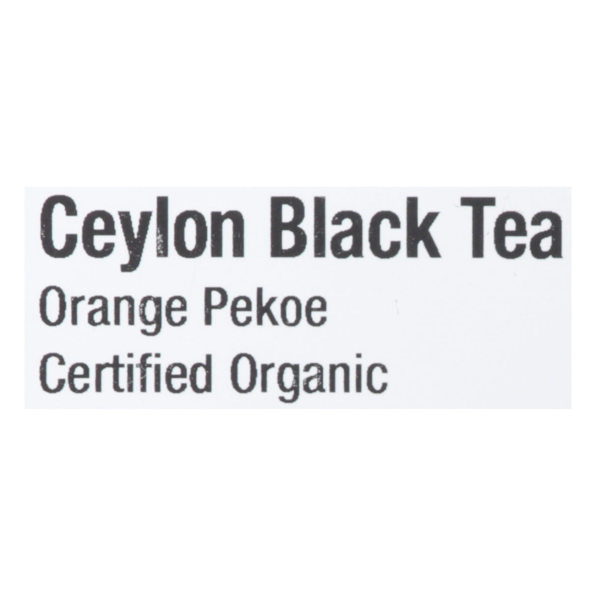 Frontier Herb Organic Fair Trade Ceylon Tea - 1lb Bag - Cozy Farm