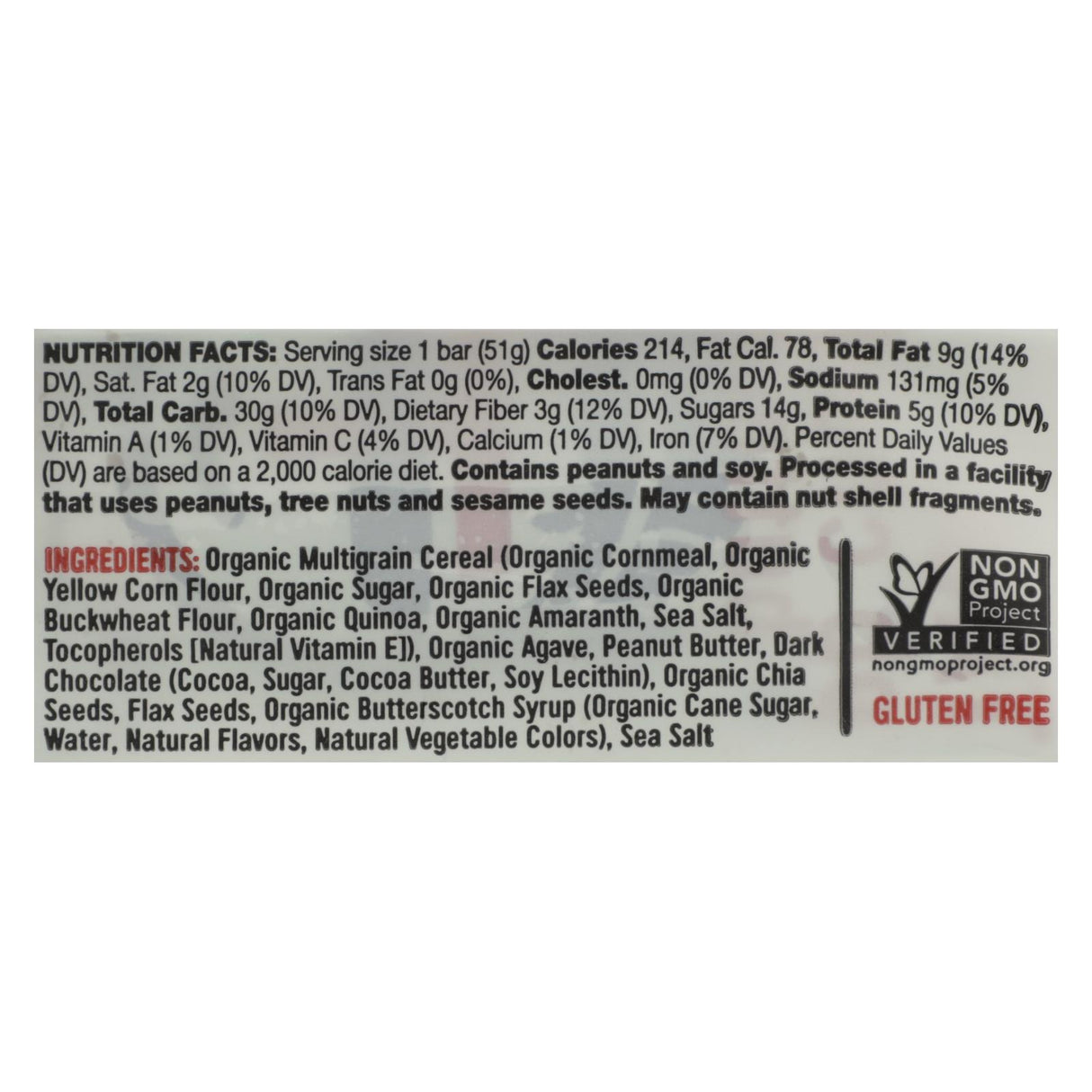 Taos Bakes Chocolate Peanut Butter Butterscotch Cookie Bites, 1.8 Oz, Pack of 12 - Cozy Farm