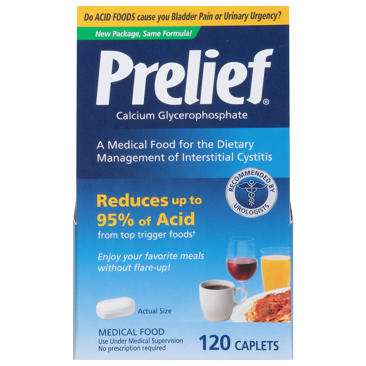 Prelief Dietary Supplement - 120 Easy-Swallow Capsules for Occasional Bladder Discomfort - Cozy Farm
