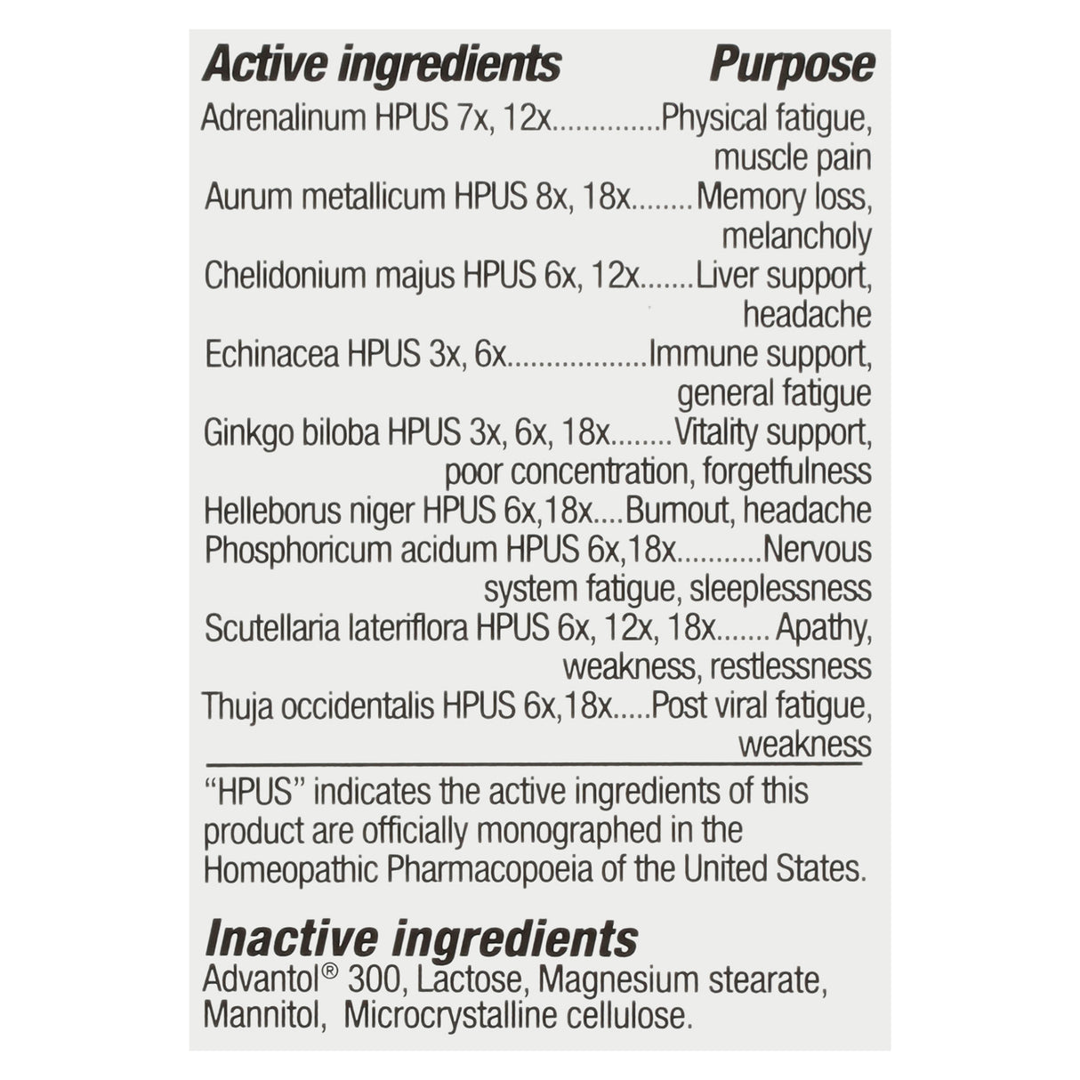 TRP Company Chronic Fatigue Therapy 70-Tab - Cozy Farm