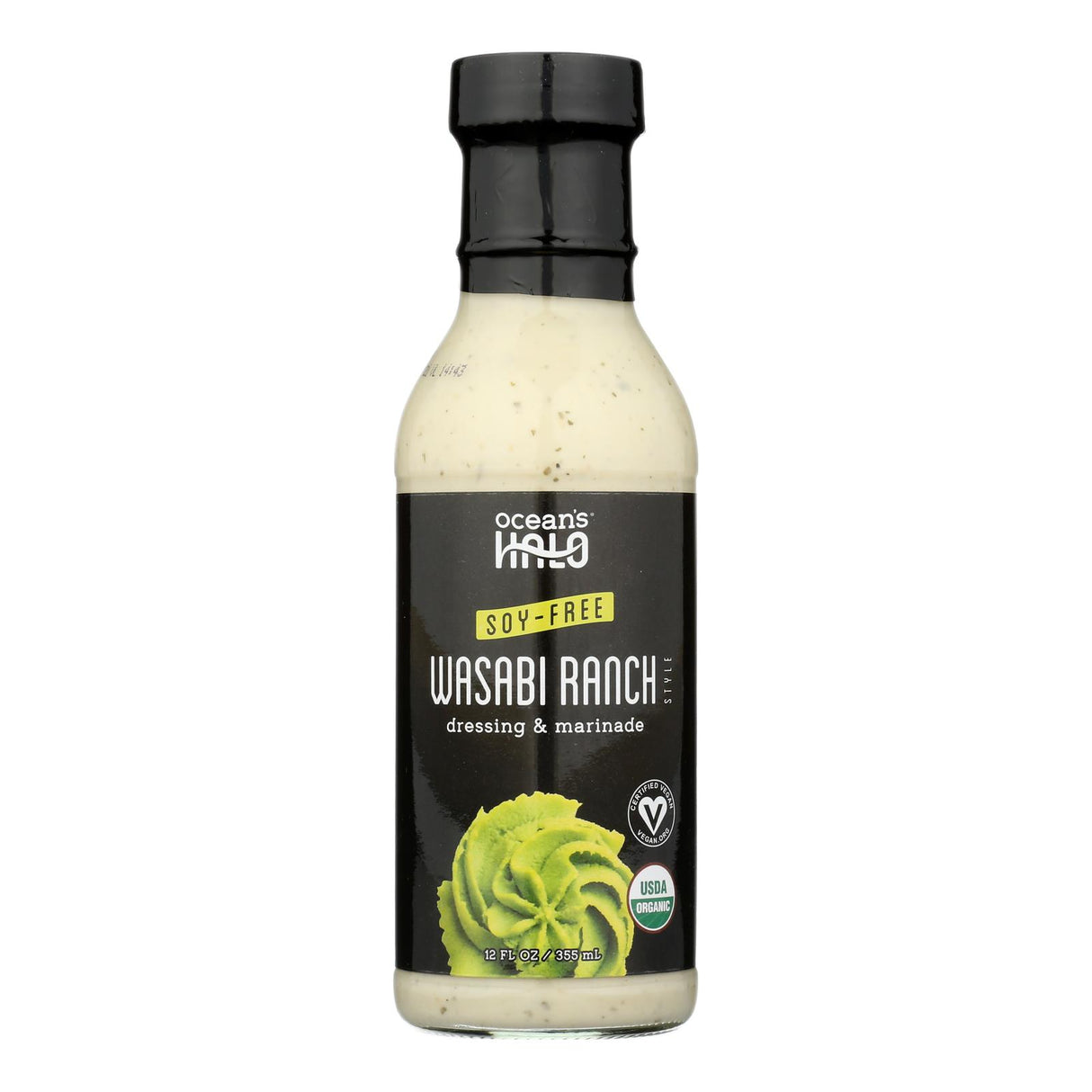 Ocean's Halo Wasabi Ranch Dressing - 6 x 12 Fl Oz - Cozy Farm