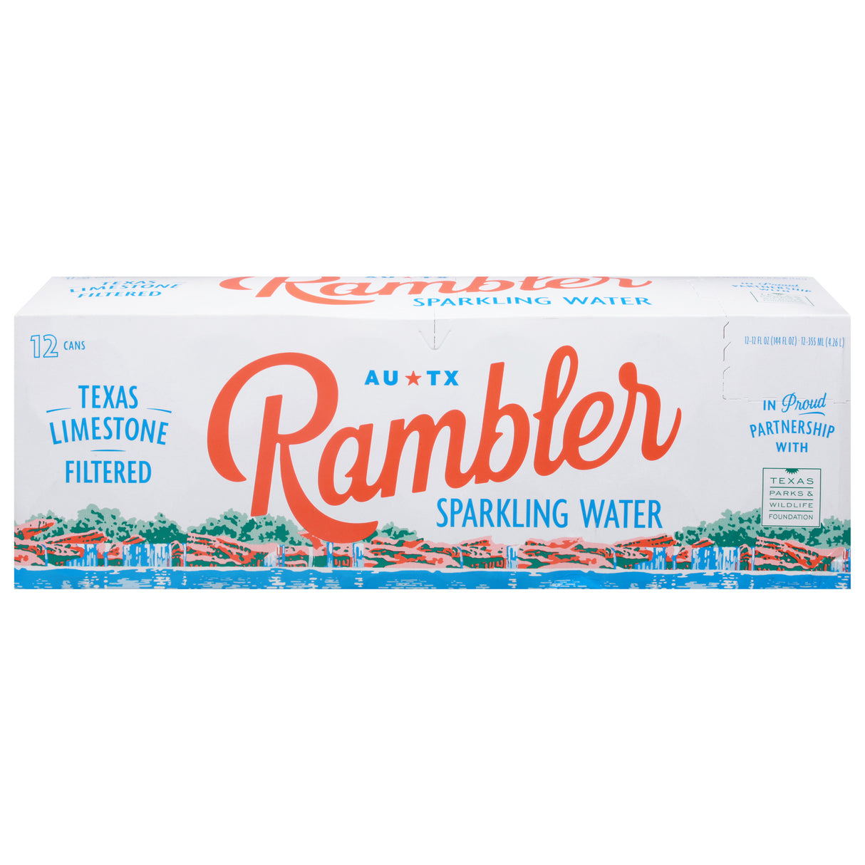 Rambler Water Sparkling Organic 12 fl oz Case of 2 - Cozy Farm