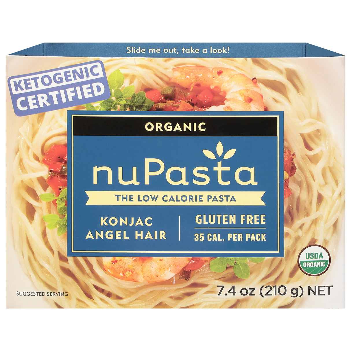 Nupasta - Konjac Angel Hair - Case Of 8-7.4 Oz - Cozy Farm